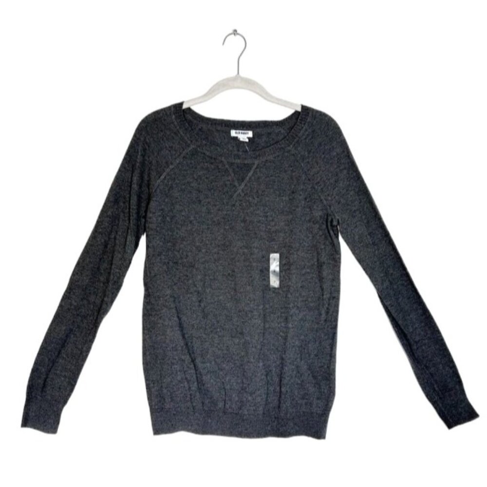 Old Navy Women's Pullover Sweater Top in Graphite Heather - Sz S - NWT